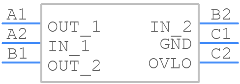 FPF2286UCX - onsemi - PCB symbol