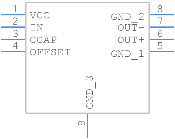 MAX40659ETA+ - Analog Devices - PCB symbol