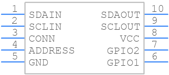 LTC4302IMS-1#PBF - Analog Devices - PCB symbol