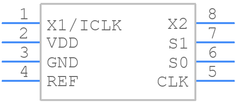 ICS512MILF - Renesas Electronics - PCB symbol