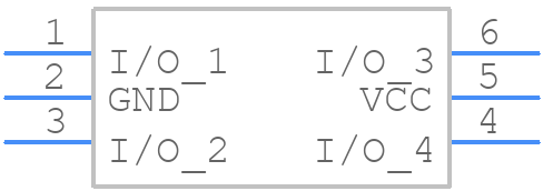 AQRV05-4HTG - LITTELFUSE - PCB symbol