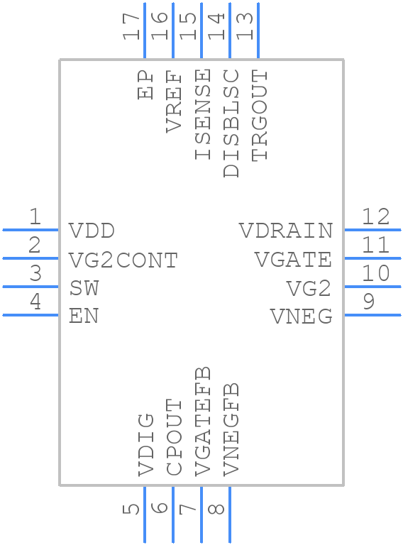 HMC981 - Analog Devices - PCB symbol