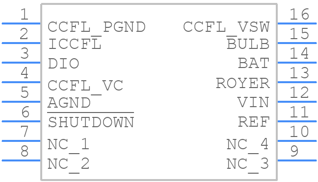 LT1184FCS#PBF - Analog Devices - PCB symbol