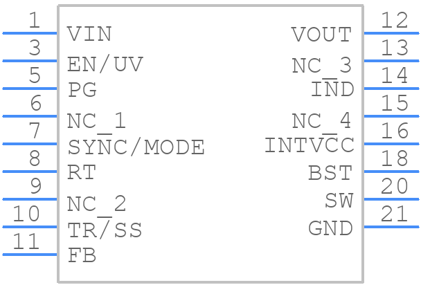 LT8631HFE#TRPBF - Analog Devices - PCB symbol