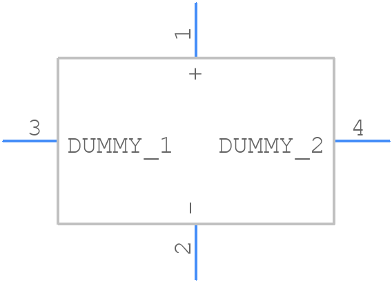 450HFG680MBN45X50 - Rubycon - PCB symbol