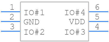 TESDS5V0A RFG - Taiwan Semiconductor - PCB symbol