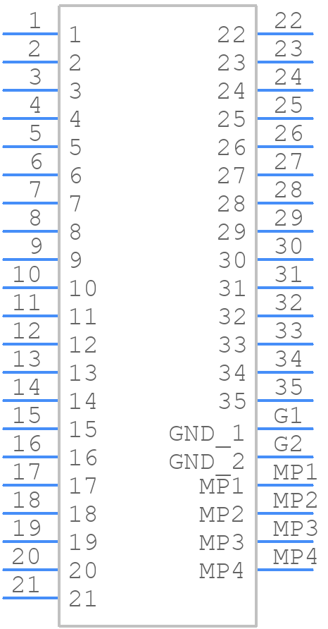 200485-0335 - Molex - PCB symbol