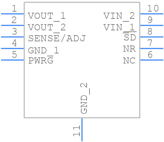 NCV8537MN180R2G - onsemi - PCB symbol
