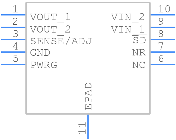NCV8537MN180R2G - onsemi - PCB symbol