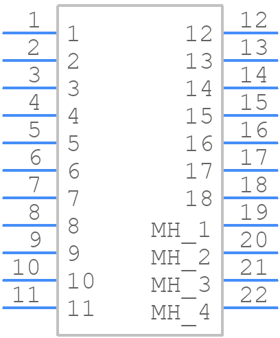 179-009-513R571 - NorComp - PCB symbol