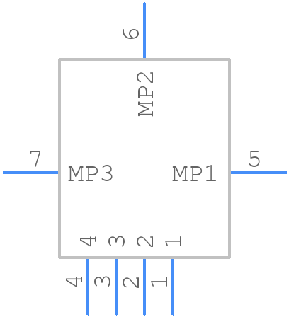 2080352044 - Molex - PCB symbol