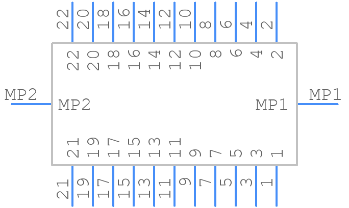 213227-2270 - Molex - PCB symbol