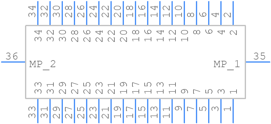 213227-3410 - Molex - PCB symbol