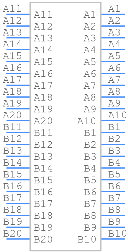34708-2001 - Molex - PCB symbol