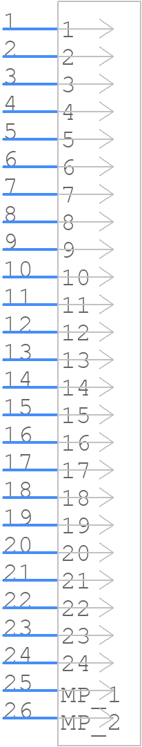 34897-5240 - Molex - PCB symbol