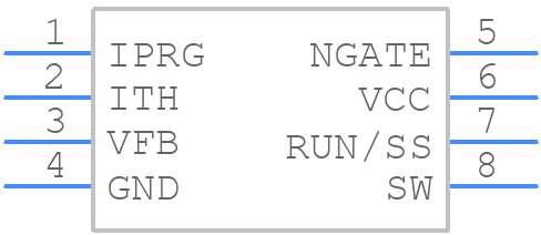 LTC3873ETS8-5#TRMPBF - Analog Devices - PCB symbol