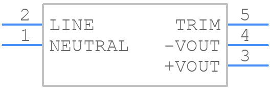 TPP 30-124-D - Traco Power - PCB symbol