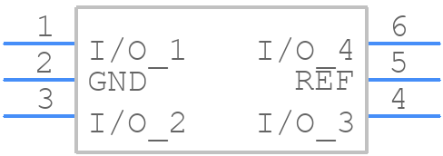 SRV05-4LC - ProTek Devices - PCB symbol