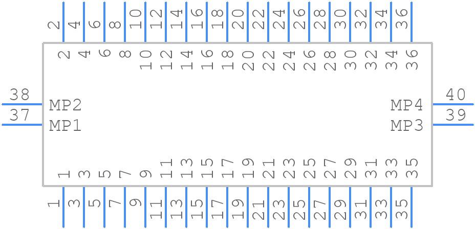 501951-3630 - Molex - PCB symbol