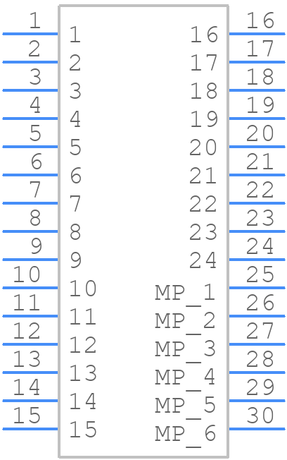 505070-2442 - Molex - PCB symbol
