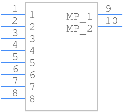505568-0831 - Molex - PCB symbol