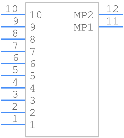 532614010 - Molex - PCB symbol