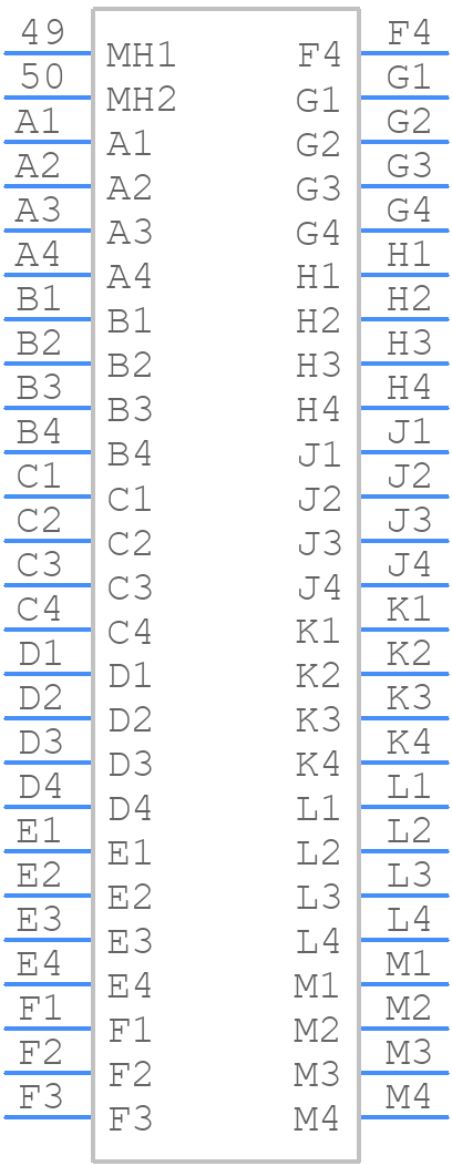 560083-4801 - Molex - PCB symbol
