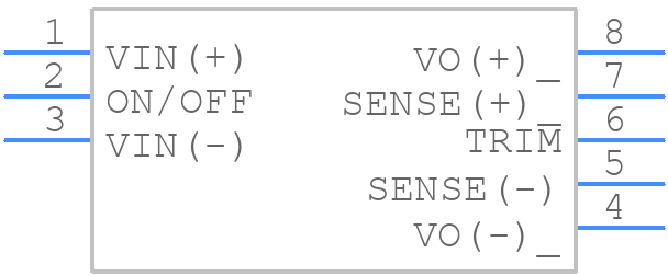 iQE48030A050V-001-R - TDK Lambda - PCB symbol