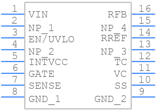 LT3748EMS#TRPBF - Analog Devices - PCB symbol