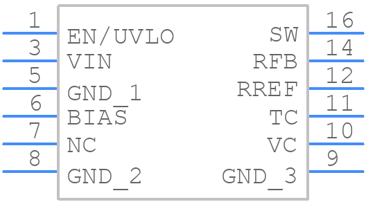 LT3511EMS#TRPBF - Analog Devices - PCB symbol