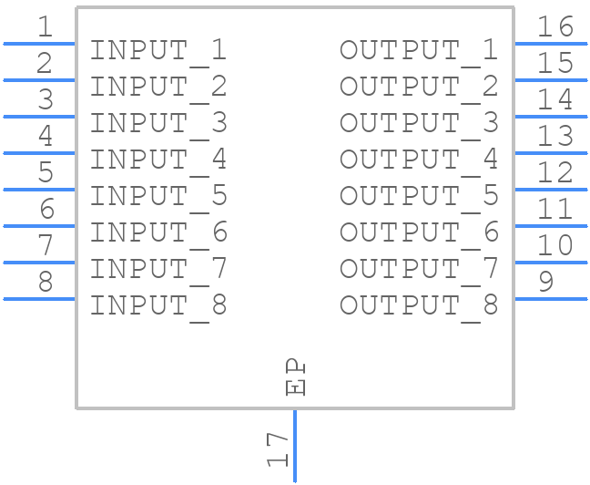 EMIF08-1005M16 - STMicroelectronics - PCB symbol