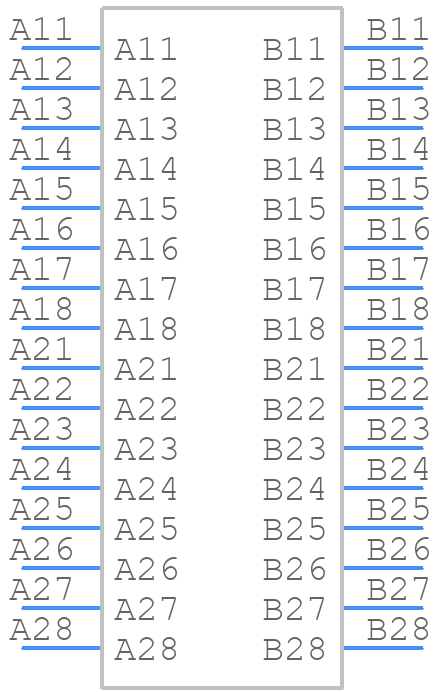 78446-3822 - Molex - PCB symbol