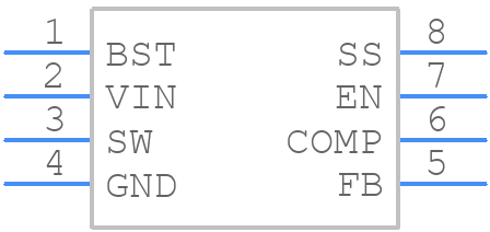 NX7101IDM - Microsemi Corporation - PCB symbol