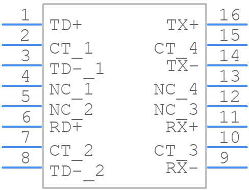 SM13100EL - Bourns - PCB symbol