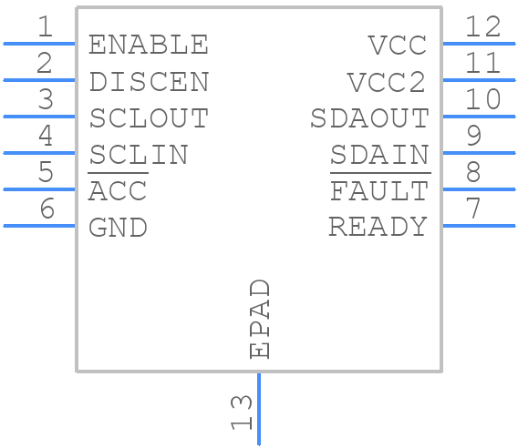LTC4315IDE#PBF - Analog Devices - PCB symbol
