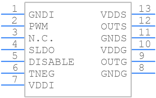 1EDF5673KXUMA1 - Infineon - PCB symbol