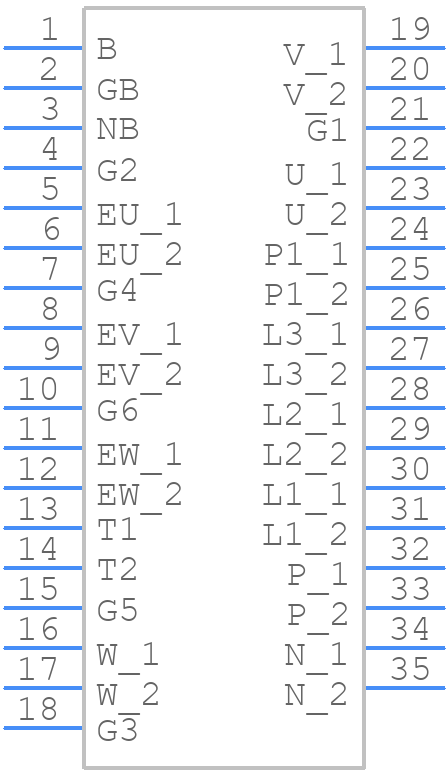 FP35R12W2T7BPSA1 - Infineon - PCB symbol