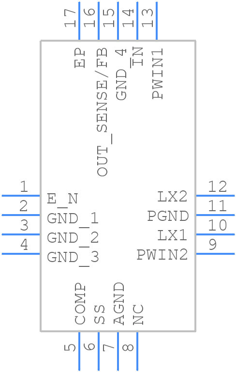 ADP2107ACPZ-1.2-R7 - Analog Devices - PCB symbol