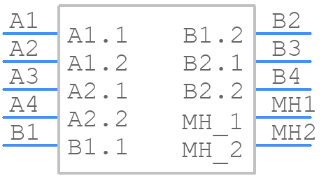 1-1318983-2 - TE Connectivity - PCB symbol