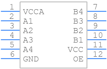 NXS0104GU12-Q100X - Nexperia - PCB symbol