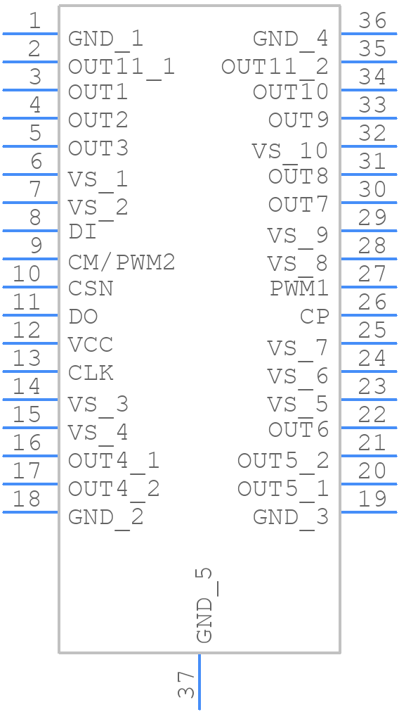 L9950 - STMicroelectronics - PCB symbol