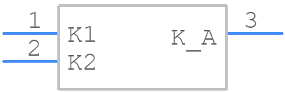 PESD3V3X2UTR - Nexperia - PCB symbol