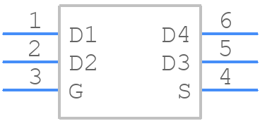 PMN30UNH - Nexperia - PCB symbol