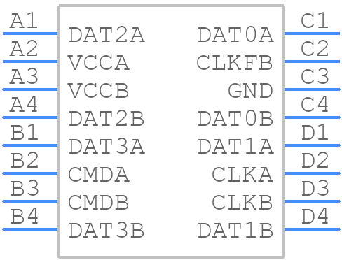 NXS0506UPZ - Nexperia - PCB symbol