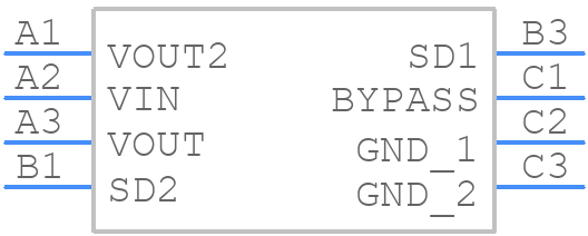 LP2967IBP-2833 - Texas Instruments - PCB symbol