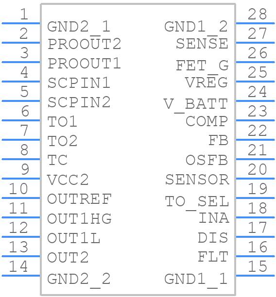 BM60059FV-CE2 - ROHM Semiconductor - PCB symbol