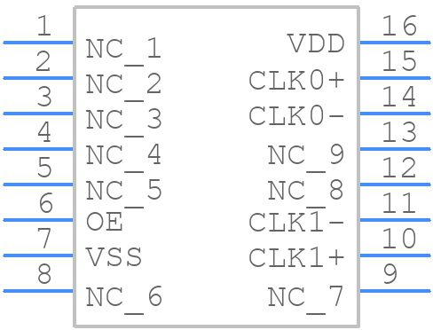 DSC557-0334SI0 - Microchip - PCB symbol