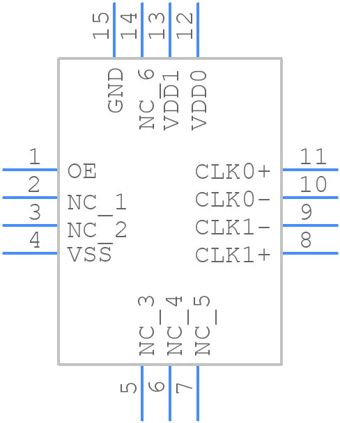 DSC557-0344FI0 - Microchip - PCB symbol