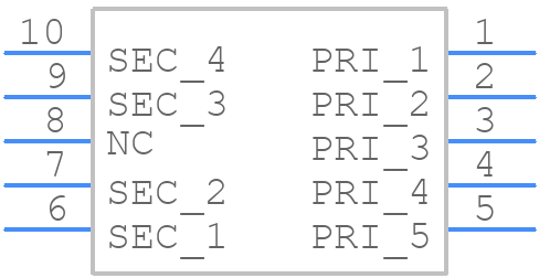 PA5112.003NLT - Pulse Electronics - PCB symbol