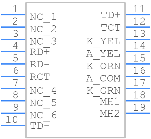 J0G-0007NL - Yageo Group - PCB symbol